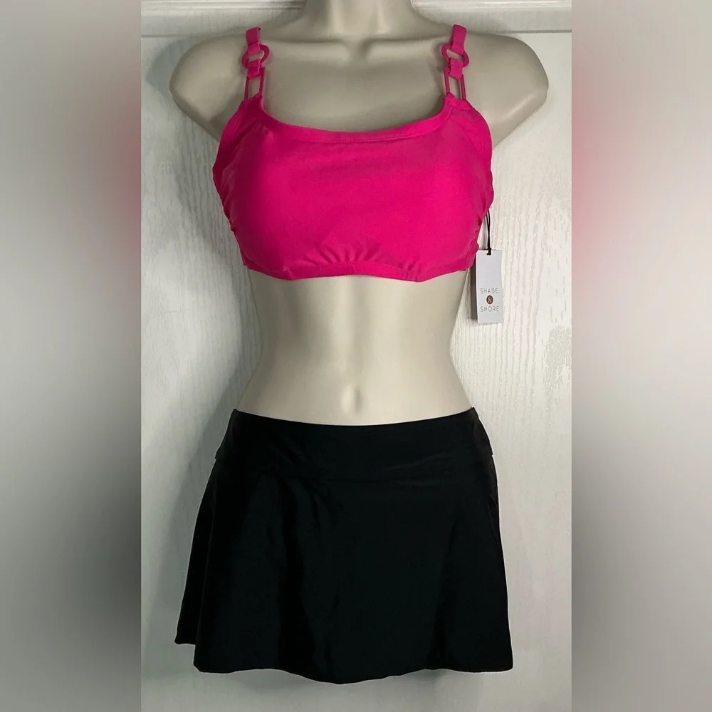 🩷 NWT💕Women's Ring Detail Hidden Underwire Bikini Top - Shade & Shore - Picture 3 of 16